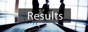 The word results is written on top of a piece of paper.