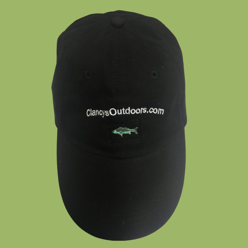 Clancy’s Outdoors Embroidered Ball Cap, ice fishing store, ice fishing supply store, ice fishing accessories, ice fish house accessories, ice fishing tools, ice fish house tools, ice fishing supplies, ice fish house supplies, ice fishing equipment, ice fish house equipment