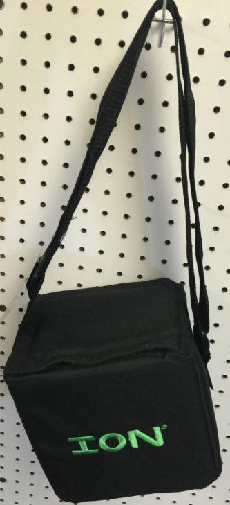 A black bag with the Insulated Battery Bag for Ion® 40V on it.