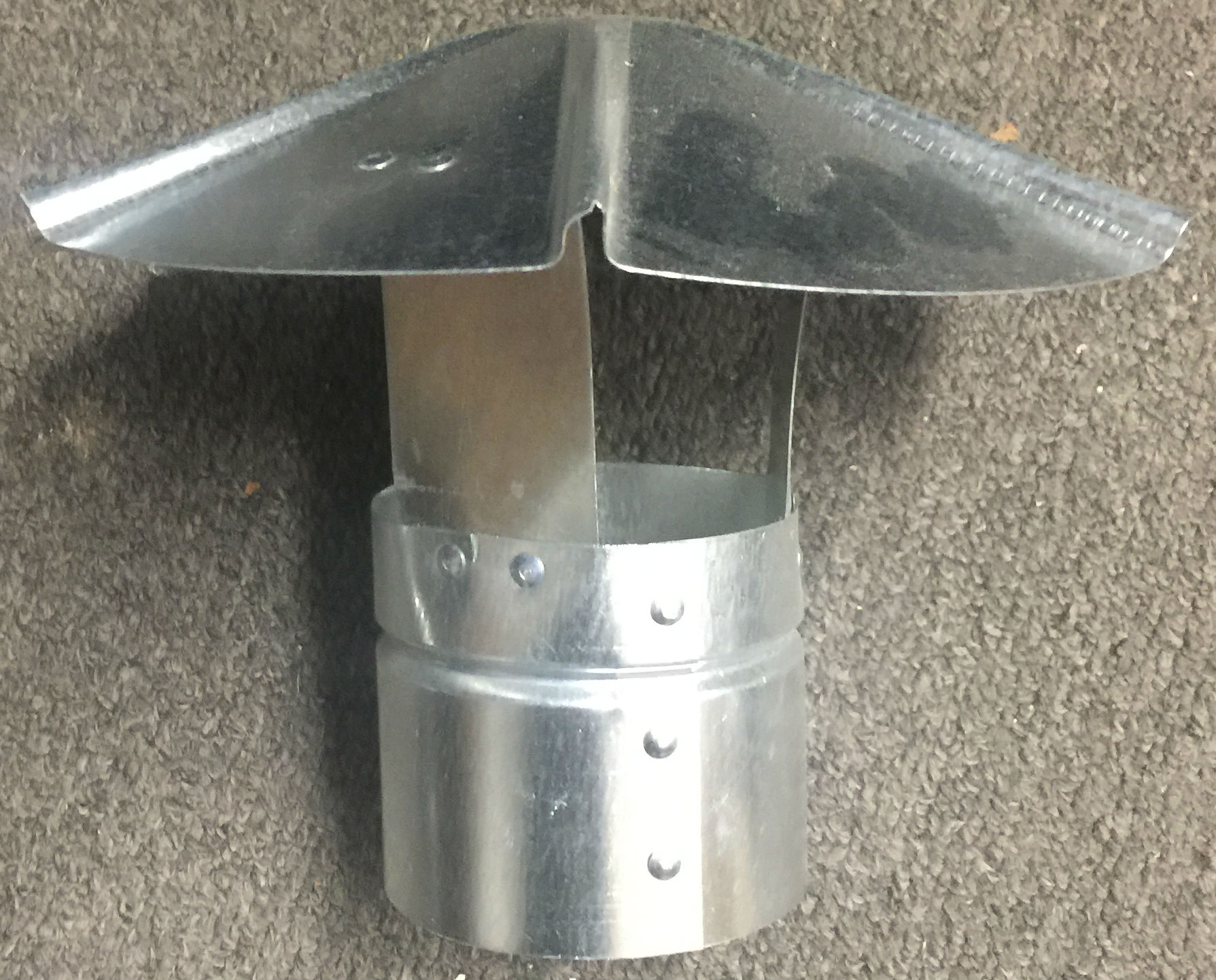 3 Inch Roof or Wall Vent Kit for Fish House or Deer Stand Stove