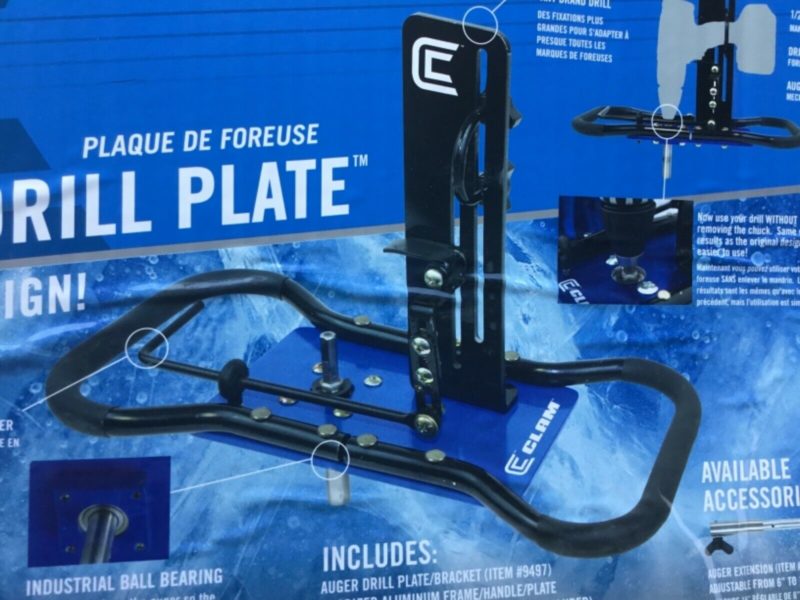 Clam Auger Drill Plate CL9935 Clancy Outdoors