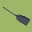 Black metal coal shovel tool.