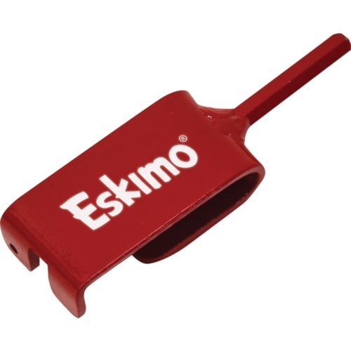 A red tool with the word eskimo on it.