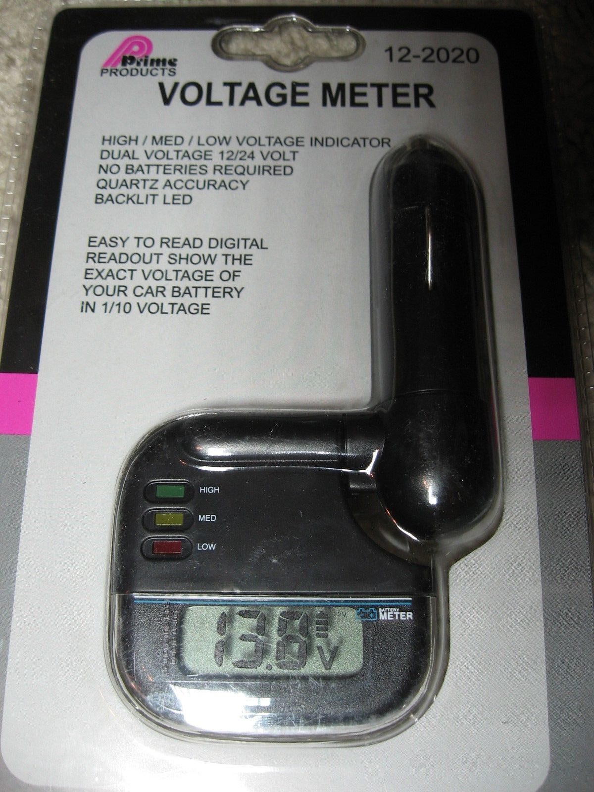 Prime Products Voltage Meter 12-2020