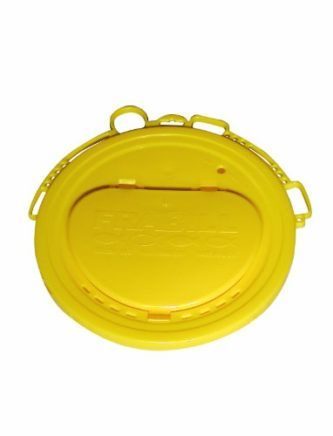 A Frabill Deluxe Accessory Bait Bucket Lid 2502 on a white background.