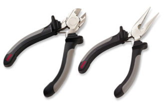 Two pairs of Rapala Mini Pliers & Mini Side Cutter Combo RTC-MPMSC on a white background.