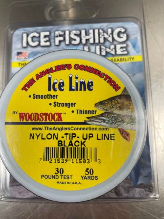 Ice fishing line Nylon Tip Up Line black.