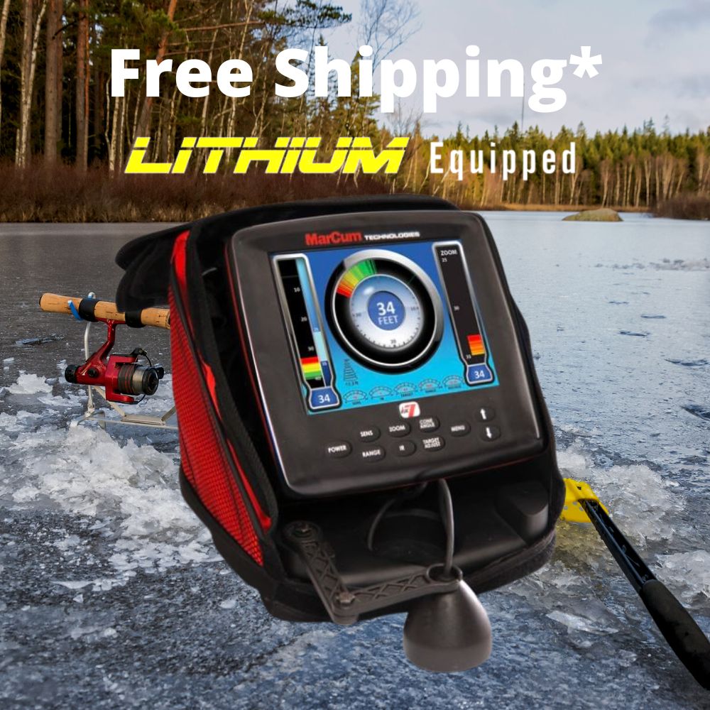 MarCum® LX-7L Lithium Ice Fishing Sonar System/Fish Finder - Clancy Outdoors