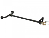 A black Clam Pro Hitch CL9877 For Portable Fish House with a hook attached to it.