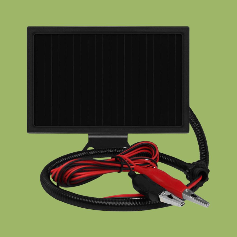12 Volt Waterproof Solar Sealed Lead Acid Battery Charger - Clancy Outdoors