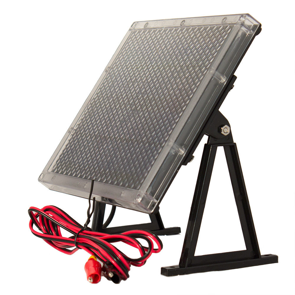 12 Volt Waterproof Solar Sealed Lead Acid Battery Charger - Clancy Outdoors