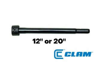 E - Clam Edge Auger 12" or 20" Extension (Fits Clam Eskimo or Strikemaster Augers) threaded bushing.