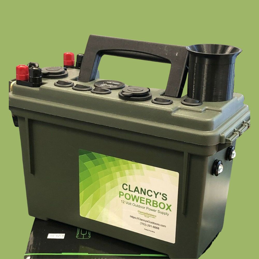 Clancy's PowerBox 12-volt power supply USB Cigarette Plug Jig Glow Cup