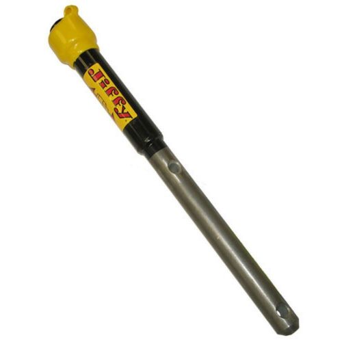 A black and yellow Jiffy Auger Extension 2845 with a yellow handle.