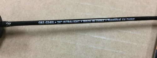 A Celsius Blizzard Ice Rod with a message on it.