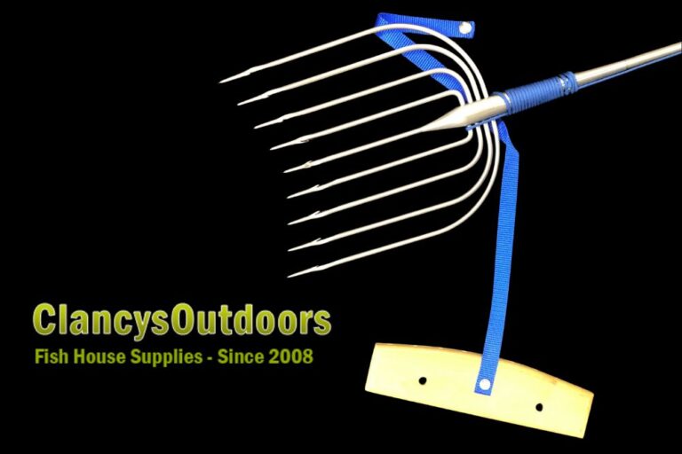 Amish Made Stainless Steel Fishing Spear 9tine Clancy Outdoors