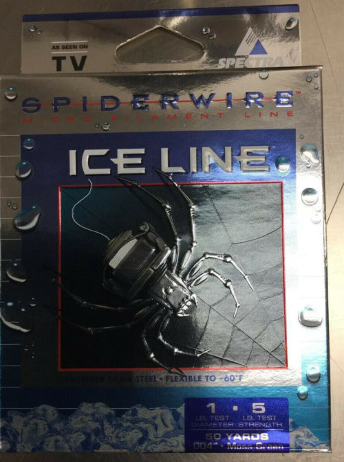 Spiderwire Ice Line, 5lb test 50 yards fishing line.