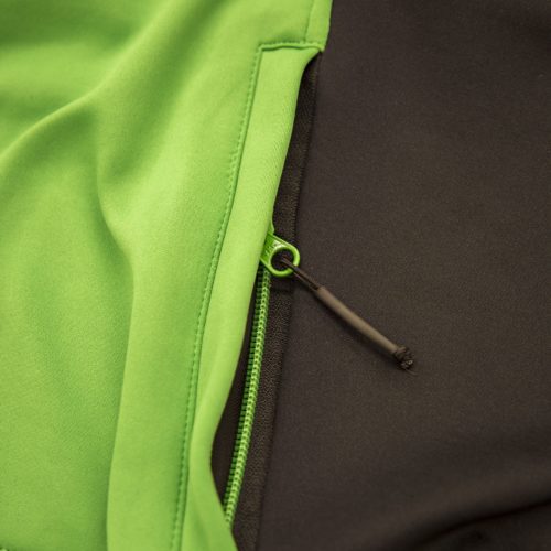 A close up of an Ion Performance Hoodie with a zipper.