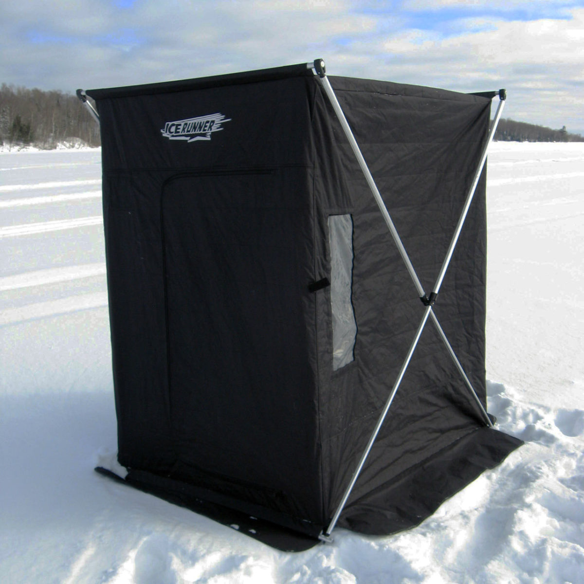 ice-runner-stalker-and-stalker-2-portable-spearing-fish-house-clancy-outdoors