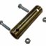 A K-Drill Ice Drill Clam Adapter IDRLADPC with nuts and bolts on a white background.