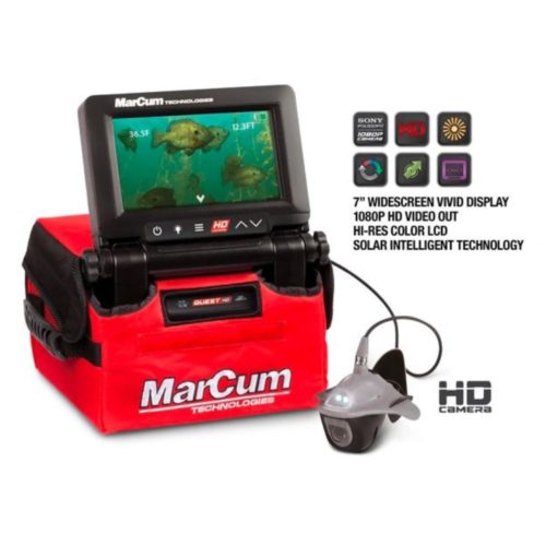 MarCum® QHD Underwater Quest HD System, ice fishing fish finder, all season fish finder, fish finder for summer and winter, ice fishing locators for sale, fish finder ice and boat, ice fishing fish finder near me, best fish finder for summer and winter, fish finder with flasher, ice fishing locator, ice fish house supplies, ice fishing supplies