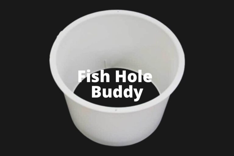 Fish Hole Buddy Ice Fishing Sleeves, Black or White Clancy Outdoors