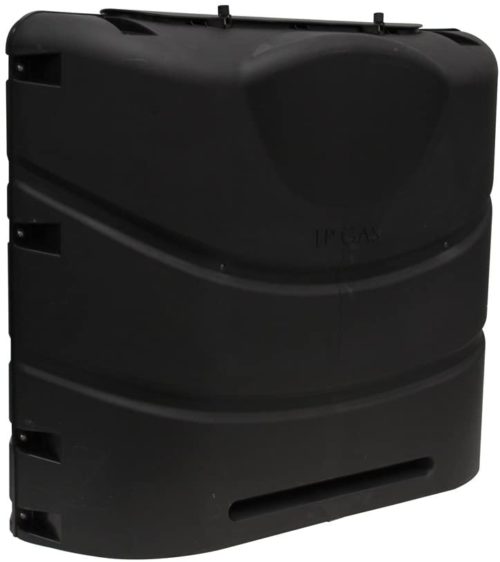 A Dual LP Tank Cover (Black or White) for a speaker.