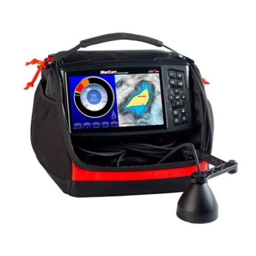 MarCum® MX-7GPS Lithium Equipped GPS/Sonar System, ice fishing fish finder, all season fish finder, fish finder for summer and winter, ice fishing locators for sale, fish finder ice and boat, ice fishing fish finder near me, best fish finder for summer and winter, fish finder with flasher, ice fishing locator, ice fish house supplies, ice fishing supplies