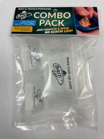 A package with two Bait Up Pouches in it.