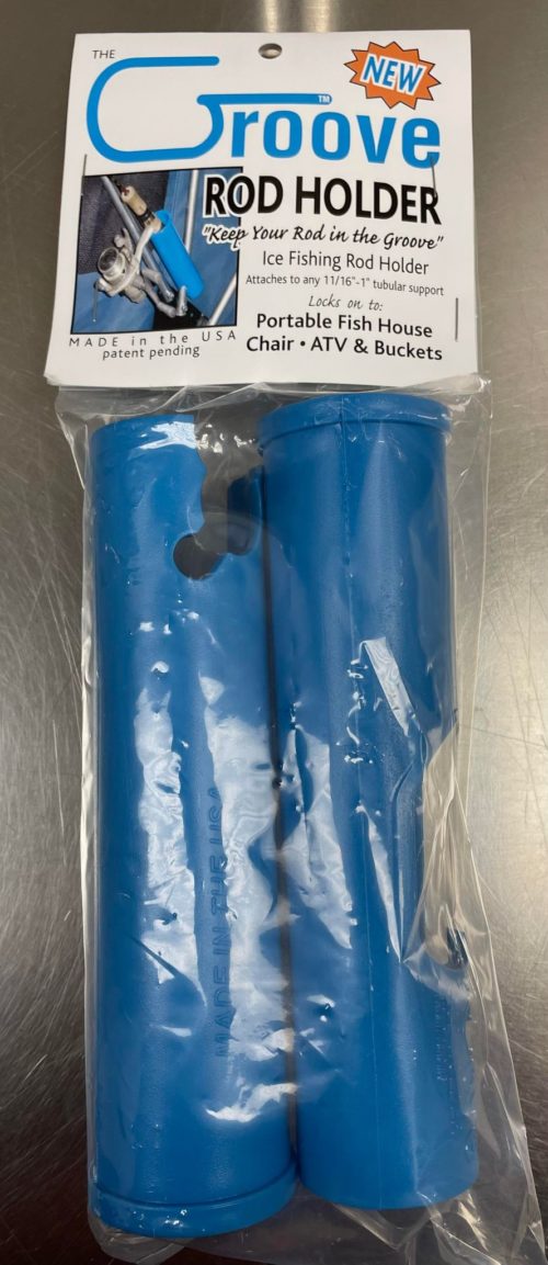 Two Groove Rod Holder (twin pack) in a package.