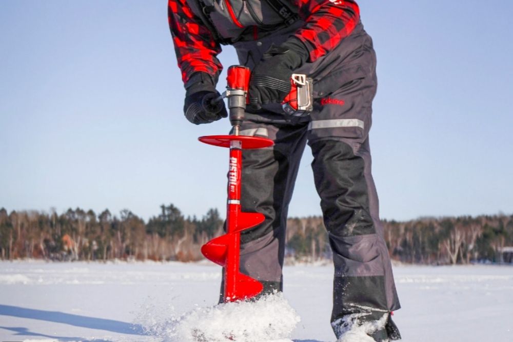Ice Fishing Propane Pistol Bit 8 Extension Ice Auger Drill Bit w/ Knife  Guard