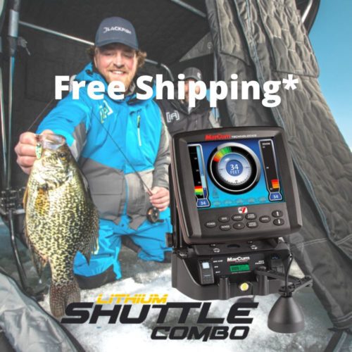marcum ice fish finders MarCum: Flashers the Brute MarCum LX-i Digital Handheld Sonar