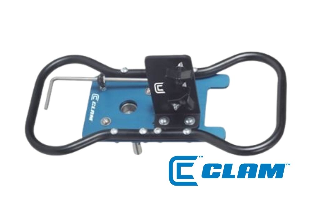 Clam Auger Conversion Plate CL9935 plus 6 inch K-Drill and Clam Adapter -  Clancy Outdoors