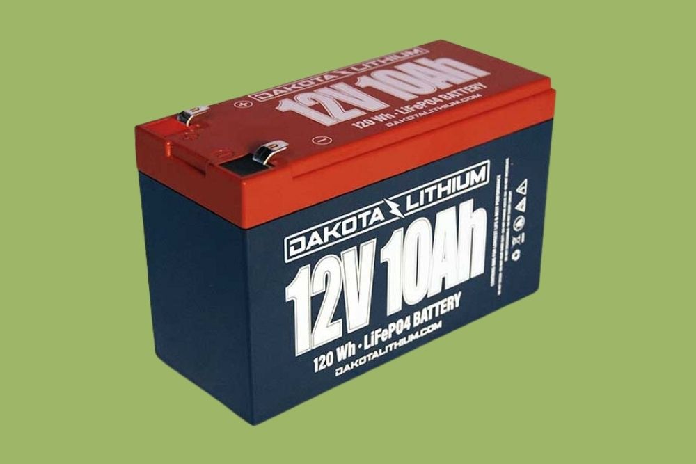 MarCum® Lithium 12V 10AH LiFePO4 Brute Battery and 3amp