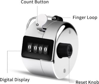 An image of a Tally Counter with buttons on it.