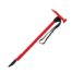 An Eskimo Redneck Ice Chisel with a black handle on a white background.