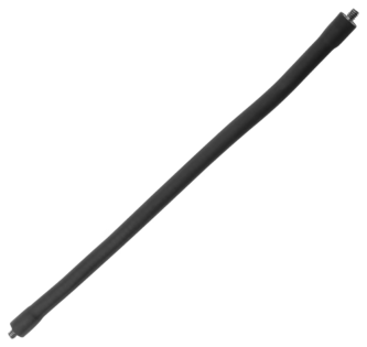 A MarCum 12" Gooseneck Accessory Arm with a black handle on a white background.