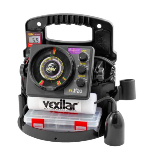 The VEXILAR FLX20 PRO PACK W/12 DEGREE ICE DUCER & DD-100 is shown on a white background.