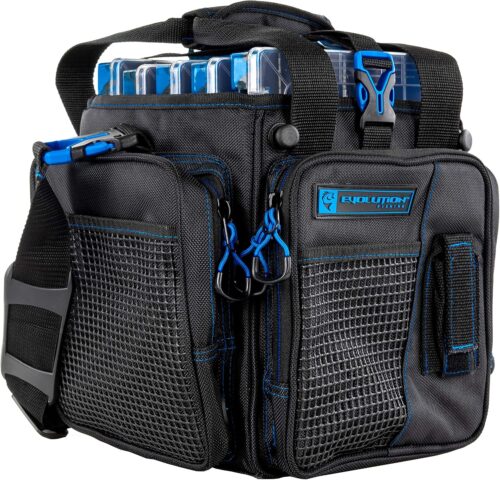 Evolution Outdoor Drift Series Topless Vertical Tackle Bag – Blue - Image 2