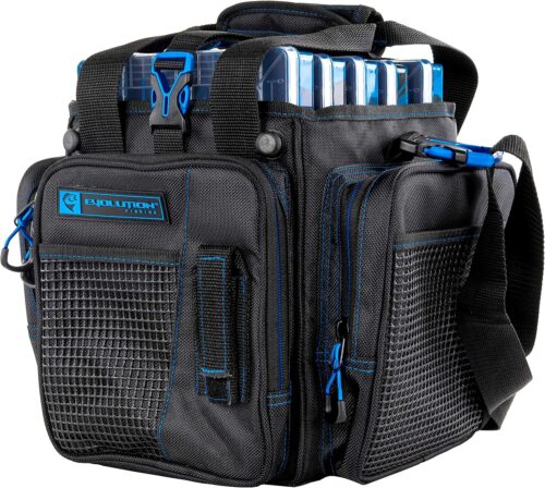 Evolution Outdoor Drift Series Topless Vertical Tackle Bag – Blue - Image 3