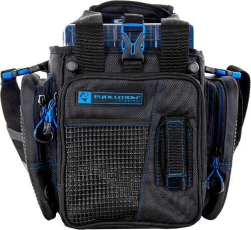 Evolution Outdoor Drift Series Topless Vertical Tackle Bag – Blue - Image 4