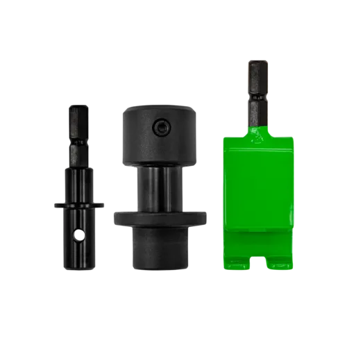 Features Impact-style release system Eliminates need for additional tools when removing/swapping bits Ice anchor installation tool included Durable steel construction Compatible with all ION® auger bit models