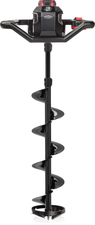 A high-performance drilling unit meticulously crafted for hardwater anglers seeking enhanced speed and ease in drilling through the ice. The lightest, fastest, and most powerful 40V auger in its class, the StrikeMaster® Maven™ ensures peak performance enabling anglers to maximize their time on the ice.