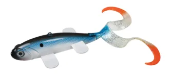 The Pseudo Sucker Spearing Decoy is a new concept in spearing decoys that utilizes a soft plastic tail for added action and realism. The head of the decoy is sculpted to imitate a lifelike sucker and is available in six holographic colors. Available in both single and double tail options, the Pseudo Sucker is the ultimate spearing decoy. Size: Total of 7 inches; 4 inch body and 3 inch tail