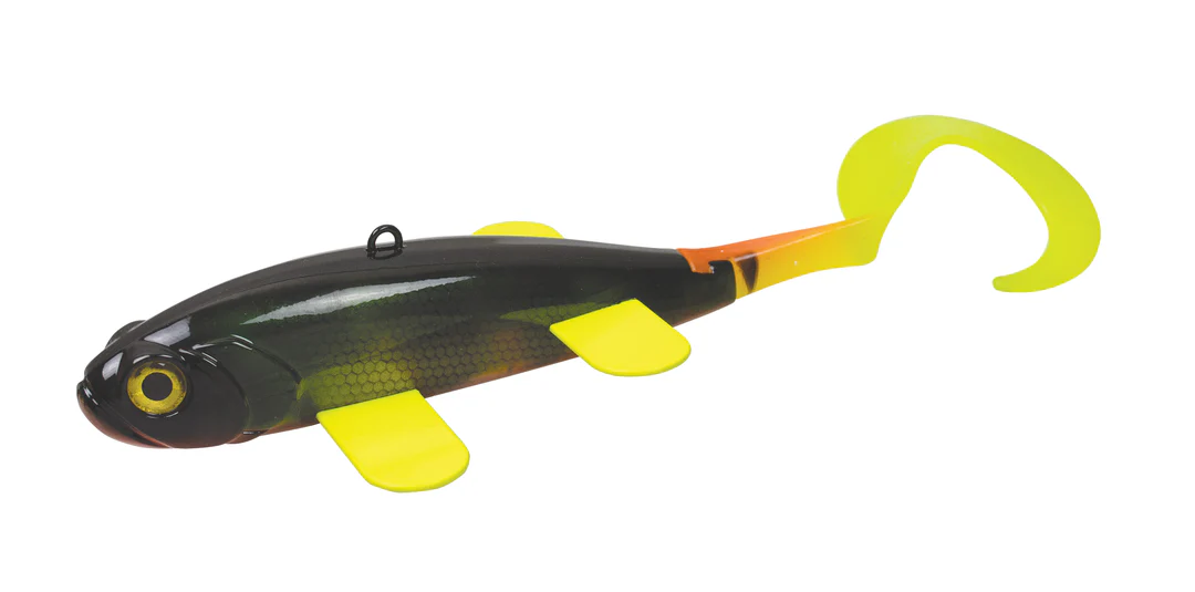 The Pseudo Sucker Spearing Decoy is a new concept in spearing decoys that utilizes a soft plastic tail for added action and realism. The head of the decoy is sculpted to imitate a lifelike sucker and is available in six holographic colors. Available in both single and double tail options, the Pseudo Sucker is the ultimate spearing decoy. Size: Total of 7 inches; 4 inch body and 3 inch tail
