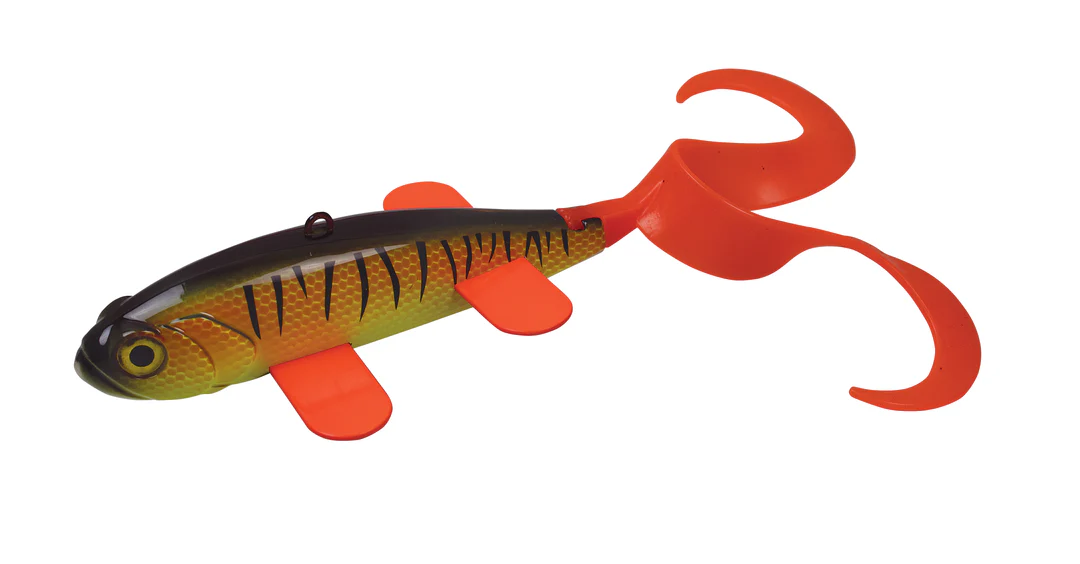 The Pseudo Sucker Spearing Decoy is a new concept in spearing decoys that utilizes a soft plastic tail for added action and realism. The head of the decoy is sculpted to imitate a lifelike sucker and is available in six holographic colors. Available in both single and double tail options, the Pseudo Sucker is the ultimate spearing decoy. Size: Total of 7 inches; 4 inch body and 3 inch tail