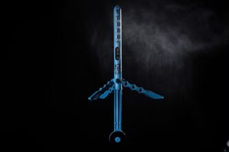 With combined traditional design and modern features, the Ice Hawk Tip-Up is crafted to be durable and reliable, withstanding the harsh conditions of ice fishing. It has been integrated with the latest advancements in fishing technology to improve and enhance the angler's experience. The Original and Bluetooth version have the following; Product Material Injection molded out of 10% Fiberglass Reinforced Polycarbonate. The Body, Legs, and spool are made from this material. Fully Adjustable Line Tension Clip Can be set as light to fish with Wax worms or Euro larvae, all the way to Sucker minnows, and anything in between. Reference marks to quickly adjust line tension for previous baits or set ups. LED Light Tower 3x Green LED lights to notify you when the line has been taken out. Spool Rotation Indicator 2x Blue LED lights flash for every revolution of the spool. This will let you know if the fish is taking line or if the fish has stopped or dropped the bait from a distance. Line Counter Climbing white LED lights after 5 revolutions, 20, and 40. This gives you an idea of how long the fish has had the bait, and how much line is out. Interchangeable Spools Can remove and swap out spools in a matter of seconds to be fishing with another setup. Have all your favorite jigs/lures set up on separate spools. No more tying lines on the ice. Ice Hawk Tip-Up Bluetooth version Revolutionary Mesh Connectivity Connect up to 10 tip-ups to a single smartphone. The tip-ups have a range of 300-600 feet from tip up to tip up, with Mesh technology; they can relay signals between each other — extending communication up to an incredible 3,000 + feet in total. 150-250 feet from phone to tip up. Send commands or receive notifications seamlessly across the network. (Just a remember: since it’s Bluetooth, longer distances may take a moment to relay messages through the chain.) Once paired, your tip-up connects only to your phone, ensuring privacy and security. To share or reassign it, simply release it in the app while powered on — no one else can connect without your permission. Power and Performance We highly recommend lithium batteries for maximum performance. Average runtime: ~30+ hours (depending on light usage). Smart 2-Way Controls via App Take full command of every feature — right from your phone: Flashlight Red Beacon Light with adjustable brightness ️ Stealth Mode (no lights or sounds) Rename each tip-up (unlimited renames) LED Mode: 180° or 360° Buzzer on/off Reset Tip-Up Disable Alerts Firmware Updates Plus, stay informed with real-time spool rotation updates, battery life indicators, and a catch timer to track how long a fish has your bait. Included Electronic Tip-Up, Spool, Legs(Original-Black Legs/Bluetooth-Blue Legs), 2x Line Clips. Not Included 2x AA Batteries, Bobber Stops.