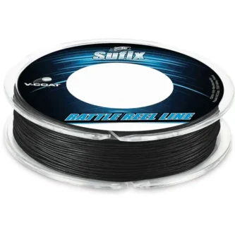 Sufix Rattle Reel V-Coat 30 lb Black - 50 Yds 612-230BLK