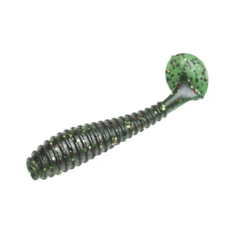 This bait is shaped like and named after the underwater ranged weapon launched above or below the water surface, the Torpedo. This versatile paddletail swimbait is great for several species and presentations - you can pitch it out on a jig, use it with a spinner, burn it across the top of the water, rig it on a drop shot, and more. Target species include bass, walleye, trout, and redfish. 4 inches long with 7 in a pack