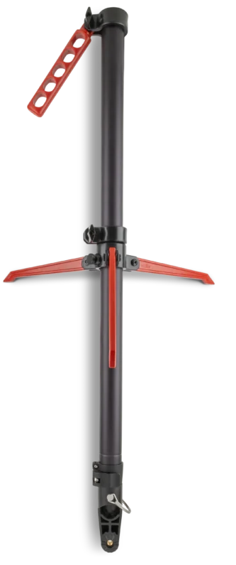 The Vision Ice Pole is engineered for serious ice anglers who demand versatility, durability, and mobility. Compatible with LVS32, LVS34, LVS62, AT1 & AT2, plus Mega-Live 1 & 2, this telescoping 2-piece pole delivers smooth performance with a hassle-free setup. A fully internal cable pass-through protects your transducer cord, while freeze-resistant flip-lever clamps let you adjust length from 35" to 60" in seconds. Built with a lightweight matte-black anodized aluminum shaft (~2 lbs) and impact-resistant ABS legs and handle, the Vision Ice Pole will stand up to the toughest conditions. It features fold-away tripod legs, ergonomic adjustment knobs, and a high-visibility folding handle. The quick-release transducer mount and tool-free adjustments make setup, transport, and storage effortless—so you can focus on finding fish, not fighting your gear. Features Compatible with: LVS32, LVS34, LVS62, AT1 & 2 Also compatible with Mega-live 1 & 2 transducers via the use of the standard shaft mount Transducer cable passes through the entire length of pole 2-piece extendable pole Maximum Length: 60" Minimum Length: 35" Aluminum shaft Approximate Weight: ~2lbs Freeze-resistant flip lever clamps Fold-away tripod legs Ergonomic knobs Injection molded ABS legs and handle High-visibility, adjustable handle Quick-release transducer mount Tool-free transducer assembly and pole adjustments Made in the USA